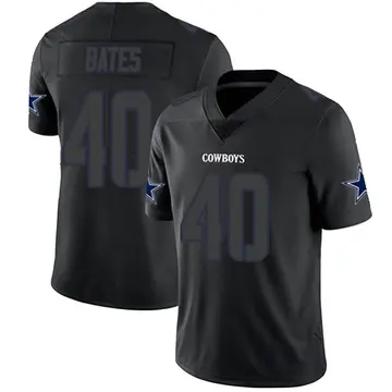 Nike Bill Bates Dallas Cowboys Men's Elite White Vapor Untouchable Jersey