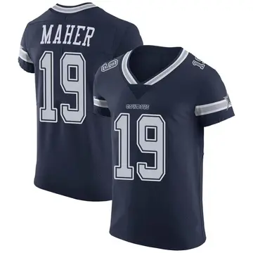 Dallas Cowboys Brett Maher 2019 Salute To Service Nfl 100 Mens Jersey  Metallic - Bluefink