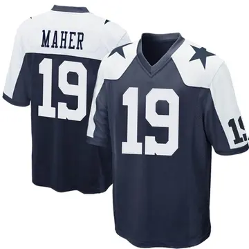 Dallas Cowboys Brett Maher 2019 Salute To Service Nfl 100 Mens Jersey  Metallic - Bluefink