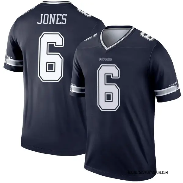 Men's Chris Jones Dallas Cowboys Legend Navy Jersey - Cowboys Store