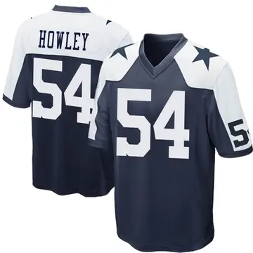 CHUCK HOWLEY Dallas Cowboys BLUE L/S Jersey M-5XL Unsigned Custom Sewn -  TimelessAuthentic