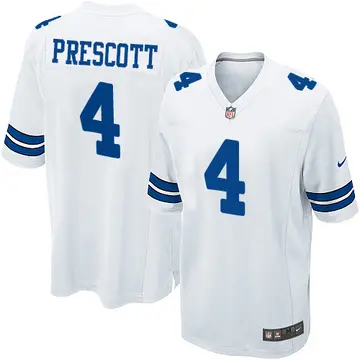 youth dak prescott jersey white