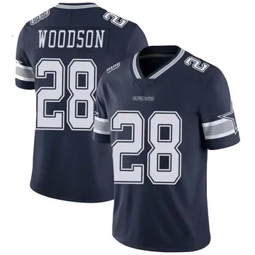 Darren Woodson Jersey Dallas Cowboys #28 Navy Blue Thanksgiving Elite Vapor Untouchable Throwback