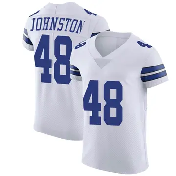 Nike Daryl Johnston Dallas Cowboys Game Navy Blue Team Color Jersey - Men's