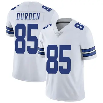 Men's David Durden Dallas Cowboys Limited White Vapor Untouchable Jersey