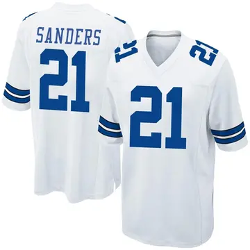 Deion Sanders Dallas Cowboys Men's Legend White Color Rush T-Shirt