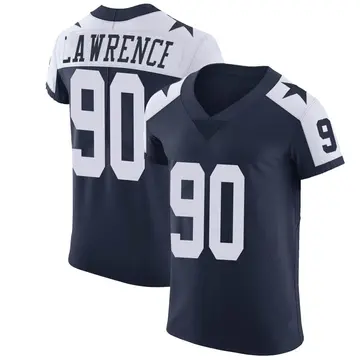 Demarcus Lawrence Dallas Cowboys #90 Navy Est 1960 NFL Limited Jerseys