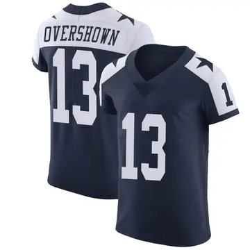 Men's DeMarvion Overshown Dallas Cowboys Elite Navy Alternate Vapor Untouchable Jersey