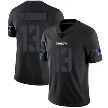 Men's DeMarvion Overshown Dallas Cowboys Limited Black Impact Jersey