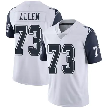 Unsigned Larry Allen Jersey #73 Dallas Custom Stitched White Football New  No Brands/Logos Sizes S-3XL 