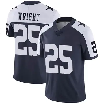 Nahshon Wright Signed Dallas Cowboys Custom Jersey Beckett Authentication