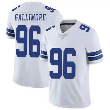 Neville Gallimore Autographed White Football Jersey: BM Authentics