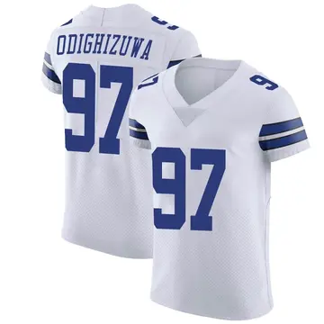 Men's Osa Odighizuwa Dallas Cowboys Elite White Vapor Untouchable Jersey