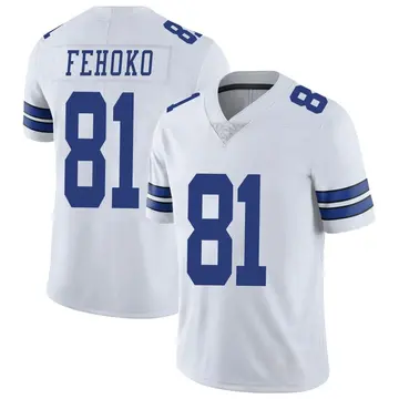 Simi Fehoko Dallas Cowboys Men's by Name & Number Logo Long Sleeve T-Shirt  - Ash