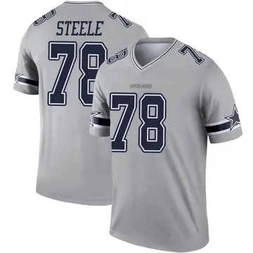 Nike Terence Steele Dallas Cowboys Elite Navy Team Color Vapor Untouchable  Jersey - Men's