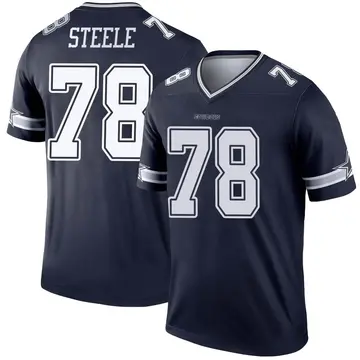 2018 Dallas Cowboys Terence Steele #74 Game Issued White Practice Jersey  DP18931