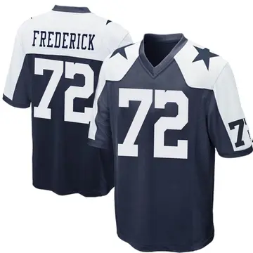 Dallas Cowboys Travis Frederick Gray Inverted Legend Jersey - Dingeas