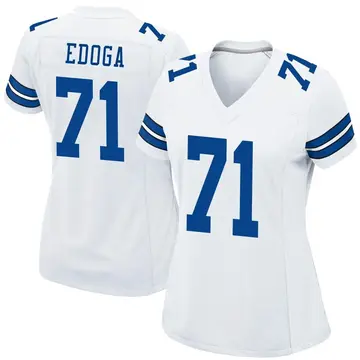 Chuma Edoga Men's Nike Navy Dallas Cowboys Custom Game Jersey