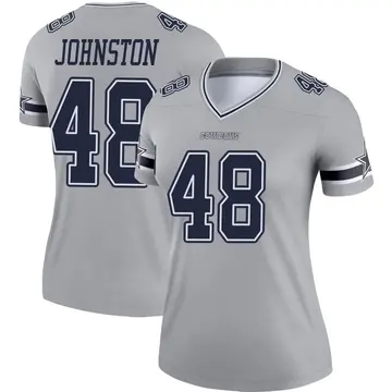 Daryl Johnston Dallas Cowboys Men's Legend White Color Rush T-Shirt