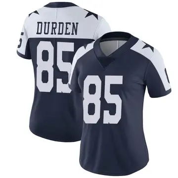 Women's David Durden Dallas Cowboys Limited Navy Alternate Vapor Untouchable Jersey