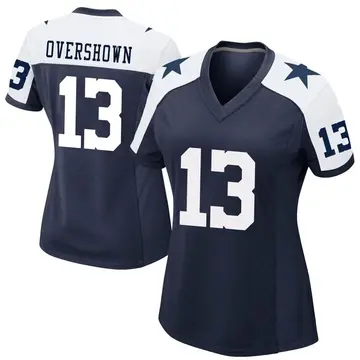 Women's DeMarvion Overshown Dallas Cowboys Game Navy Alternate Jersey