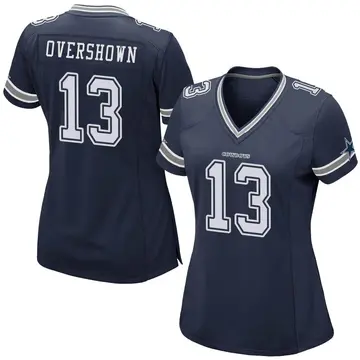 Women's DeMarvion Overshown Dallas Cowboys Game Navy Team Color Jersey