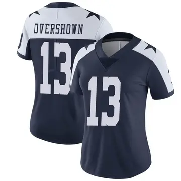 Women's DeMarvion Overshown Dallas Cowboys Limited Navy Alternate Vapor Untouchable Jersey