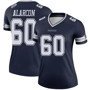 Isaac Alarcon Dallas Cowboys Women's by Name & Number Logo T-Shirt - Ash