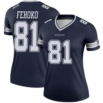 Nike Simi Fehoko Dallas Cowboys Game Navy Blue Throwback Jersey - Youth