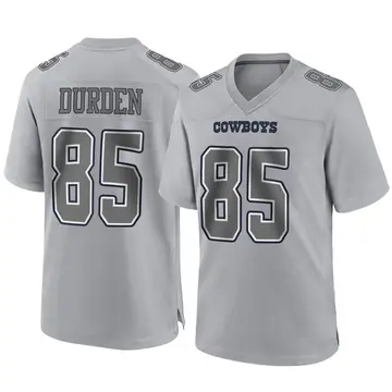 Youth David Durden Dallas Cowboys Game Gray Atmosphere Fashion Jersey